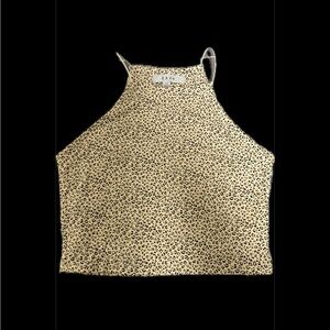 Leopard Print Halter Top